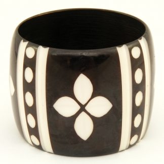 Hand Engraved Wide Chunky Bangle