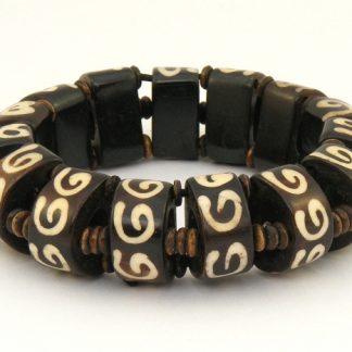 Chunky Brown Elasticated Bracelet
