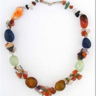 Authentic Gemstones (Beads & Clusters) Necklace, Assorted
