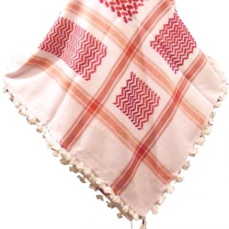 Palestinian Scarf (Shemagh), Red
