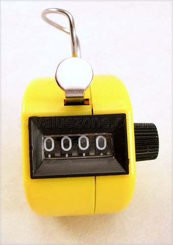 ABS Hand Tally Counter, Yellow